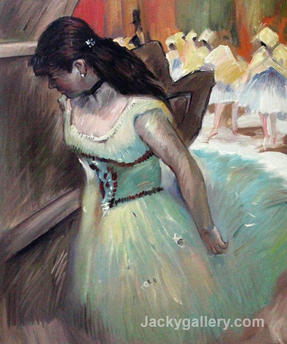 The Enterance of the Masked Dancers (detail) by Edgar Degas paintings reproduction